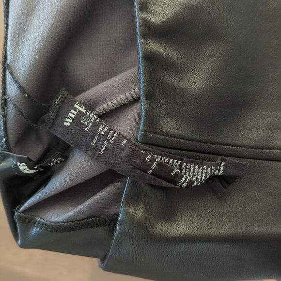 Wilfred Free Leather look leggings NWOT - Picture 5 of 5